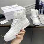 Prada Adidas For Prada Re-Nylon Forum High Top Sneakers White For Women 1.6in/40mm PRD 2TG193_3LJX_F01CD