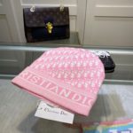 Dior Pompom Beanie In Pink