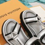 Louis Vuitton Women's Pool Pillow Flatform Comfort Sandal Sliver For Women LV 1AACHA
