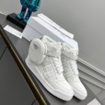 Prada Adidas For Prada Re-Nylon Forum High Top Sneakers White For Women 1.6in/40mm PRD 2TG193_3LJX_F01CD