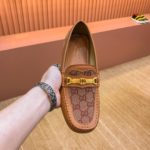 Gucci Men's Loafer With Interlocking GG Horsebit In Brown For Men 655519 1XO20 2872