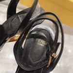 Fendi First Black High-Heeled Slingbacks For Women 8J8367NA7F0QA1