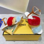 Fendi First Light Blue Mink High-Heeled Sandals For Women 8X8275AI12F1H03
