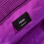 Fendi Sunshine Medium Purple FF fabric shopper Bag For Woman 31cm/12in 8BH386AHWCF037T