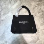 Balenciaga Navy Small Cabas Tote Bag In Black, For Women, Women's Bags 18.5in/47cm 3399332HH3N1000