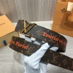 Louis Vuitton Iconic Reversible LV Belt Brown LV Women Belt