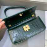 Balenciaga Gossip Small On Chain Shoulder Bag Dark Green, For Women, Women's Bags 7.4in/19cm