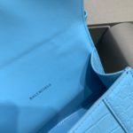 Balenciaga Hourglass Small Handbag In Blue, For Women, Women's Bags 9in/23cm