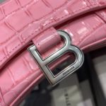 Balenciaga Hourglass XS Handbag In Dark Pink, For Women, Women's Bags 7.4in/19cm