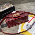 Dolce & Gabbana Print DG Girls Bag Burgundy For Women 10.6in/27cm DG