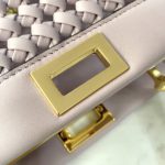 Fendi Peekaboo Mini Pale Pink Braided Bag For Woman 18cm/7in