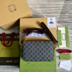 Gucci Shoulder Bag With Interlocking G Blue And Ivory GG Denim Jacquard For Women  9.6in/24.5cm GG