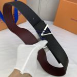 Louis Vuitton Iconic Reversible LV Belt Black LV Women Belt