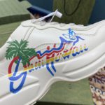 Gucci Men's Rhyton Sneakers With Lighton Hawaii White Ivory For Men 552851 DRW00 1000