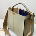 Fendi Peekaboo X-Lite Tote Medium Beige Bag For Woman 30cm/12in