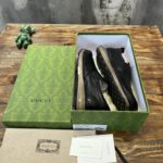 Gucci Men's Perforated Slip On Sneaker Black For Men 407364