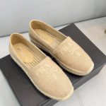 Prada Linen Espadrilles Beige For Women 0.8in/20mm PRD 1S841M_376_F0065_F_020