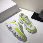Prada Cloudbust Thunder Sneakers Green And White For Women PRD