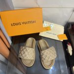 Louis Vuitton Women's Pool Pillow Comfort Mule Beige For Women LV