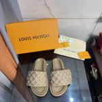 Louis Vuitton Women's Pool Pillow Comfort Mule Beige For Women LV