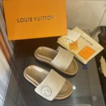 Louis Vuitton Women's Pool Pillow Comfort Flat Mule Beige For Women LV