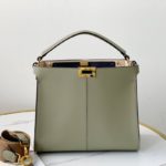 Fendi Peekaboo X-Lite Tote Medium Beige Bag For Woman 30cm/12in