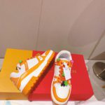 Louis Vuitton Women's LV Trainer Sneaker Orange For Women LV