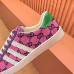 Gucci x Adidas Men's With GG Sneakers Pink For Men ‎707850