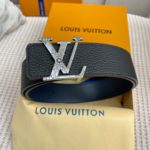 Louis Vuitton Iconic Reversible LV Belt Black LV Women Belt