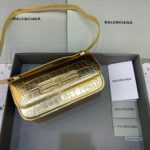 Balenciaga Gossip Small Shoulder Bag Gold, For Women, Women's Bags 9.1in/23cm