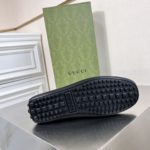 Gucci Men's Loafers With Web Details Black For Men 6246981XH101066