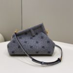 Fendi First Small Blue Bag For Woman 26cm/10in