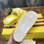 Gucci x Adidas Men's Sandal With Platform And GG Yellow For Men 702398 UU010 7171