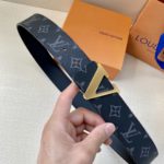 Louis Vuitton Iconic Reversible LV Belt Black LV Women Belt