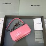 Balenciaga Gossip Small On Chain Shoulder Bag Pink, For Women, Women's Bags 7.4in/19cm