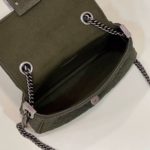 Fendi Baguette Chain Midi Green FF Fabric Bag For Woman 14.5cm/6in 8BR793AHW5F1F2L