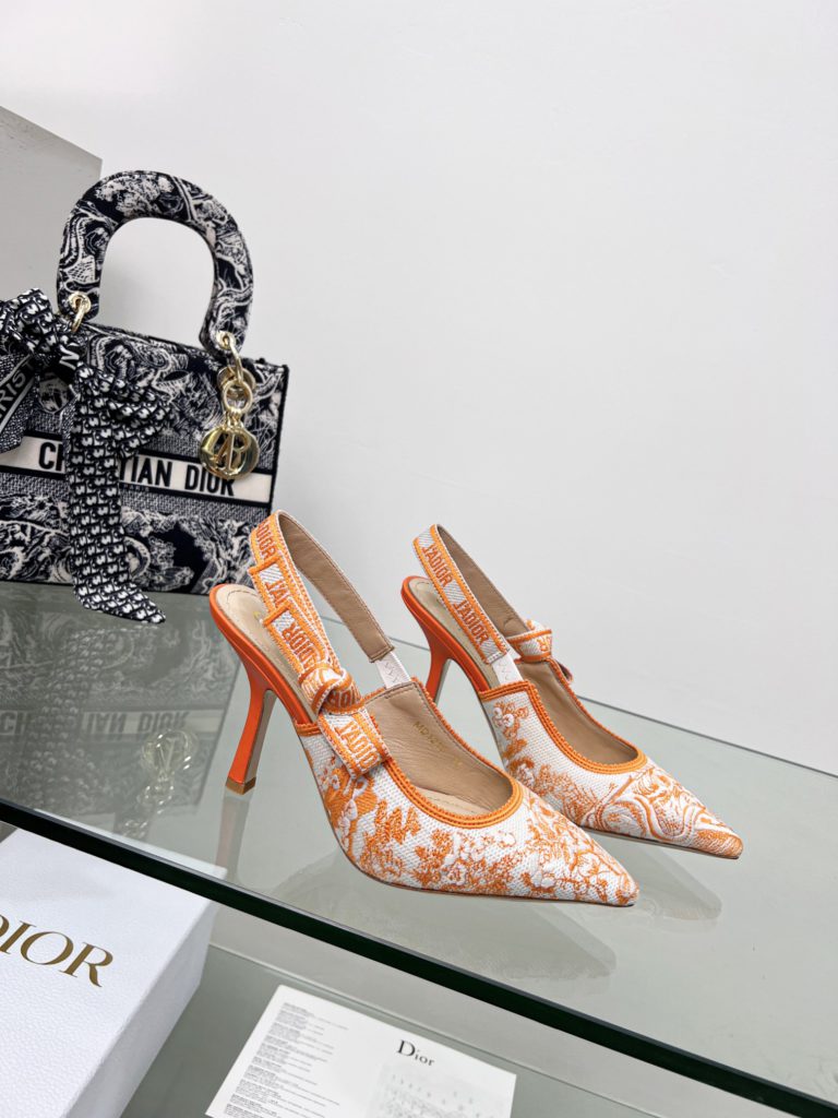 Christian Dior Women's J'Adior Slingback Pump Orange For Women CD