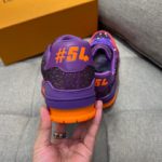 Louis Vuittion LV Trainer Sneaker Purple For Men LV 1AA6QF