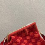 Fendi First Medium Red Bag For Woman 32.5cm/13in
