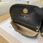 Chanel Mini 1889 Unblocked Metal Ball Black Bag For Women 9cm/3.5in