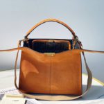 Fendi Peekaboo X-Lite Tote Medium Brown Bag For Woman 30cm/12in