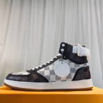 Louis Vuitton Rivoli Sneaker Boot Brown And White For Men LV