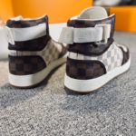 Louis Vuitton Rivoli Sneaker Boot Brown And White For Men LV