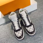 Louis Vuitton Rivoli Sneaker Boot Brown And White For Men LV
