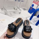 Christian Dior Women's Diorquake Slide Black For Women CD
