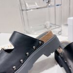 Christian Dior Women's Diorquake Sandal Black For Women CD KCQ713VEA_S20X