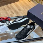 Christian Dior Women's B25 Runner Sneaker Black For Women CD