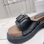 Christian Dior Women's Diorquake Slide Black For Women CD