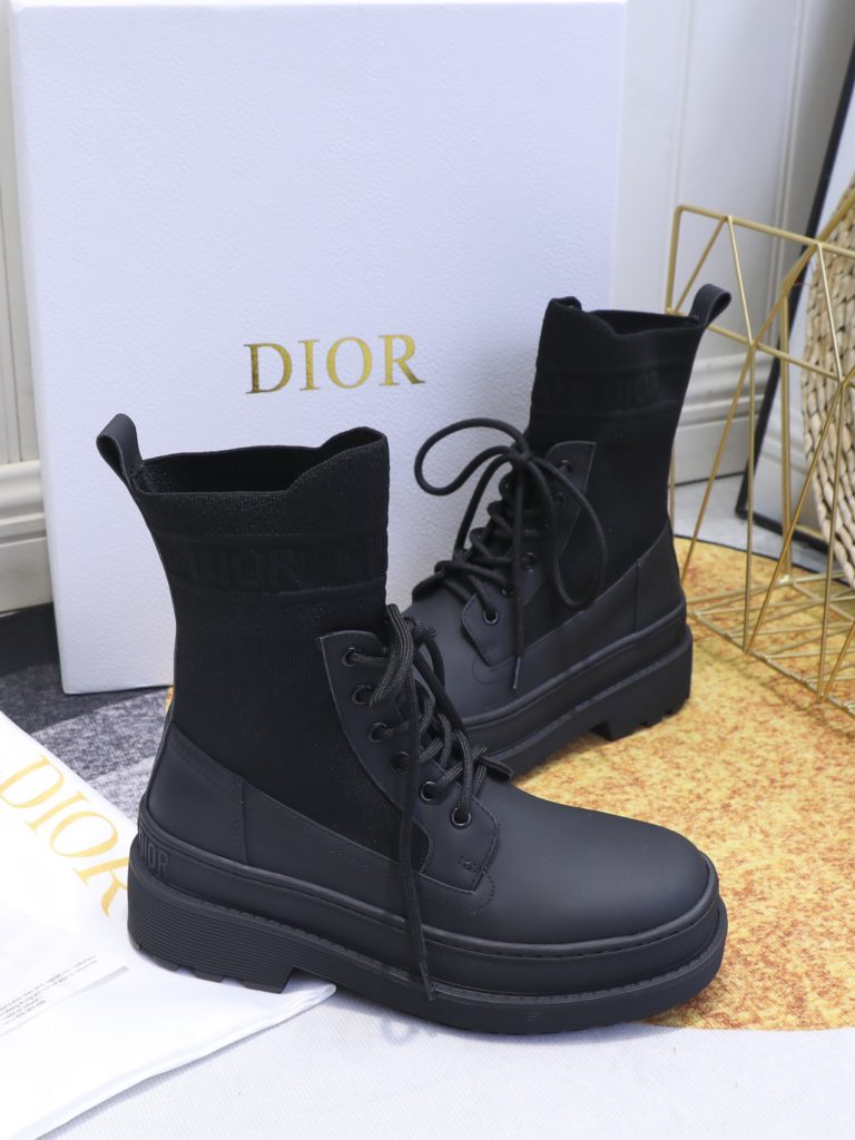 Christian Dior Women's Short Boot Black For Women CD
