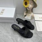 Christian Dior Women's Dio(r)evolution Heeled Slide Black For Women CD KCQ731CQC_S900
